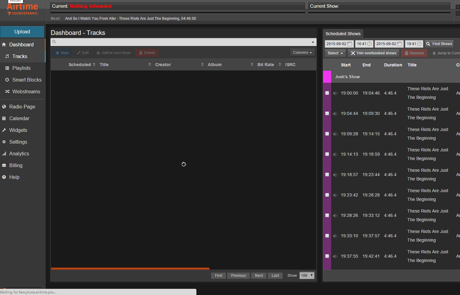 06 schedule show