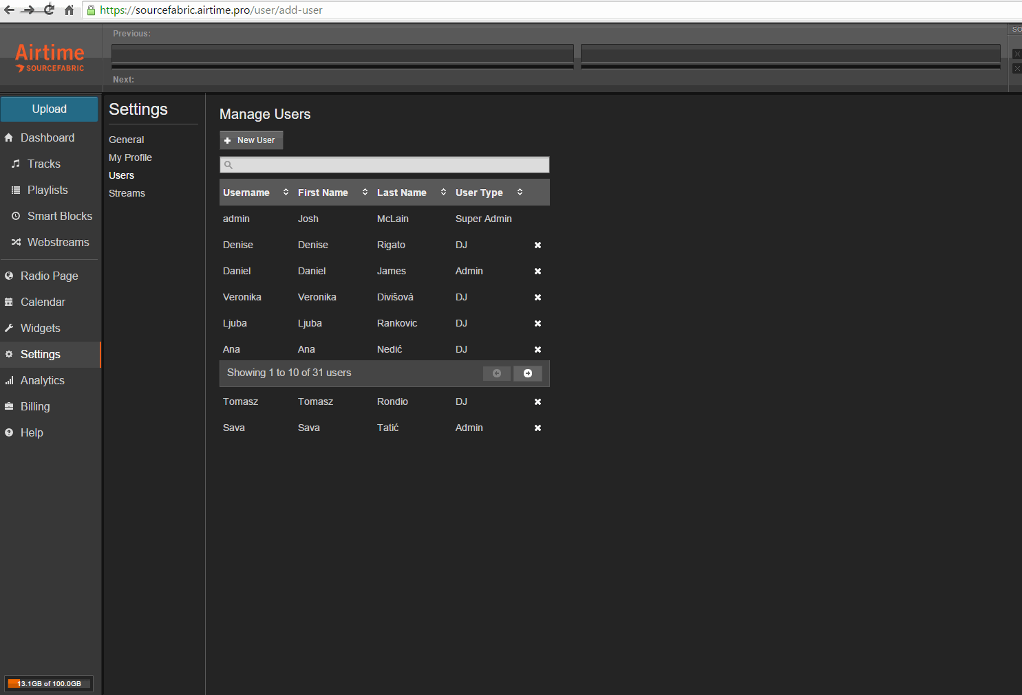 10 radio page