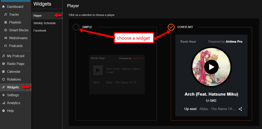 How to embed the Airtime Pro Player widget - Airtime Pro