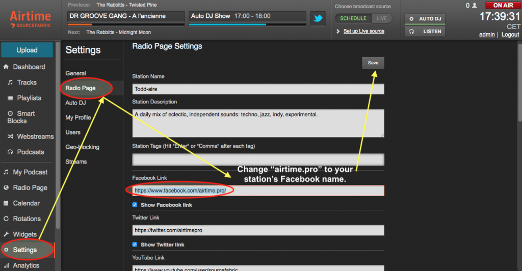 How to fully Integrate Social Media in Airtime